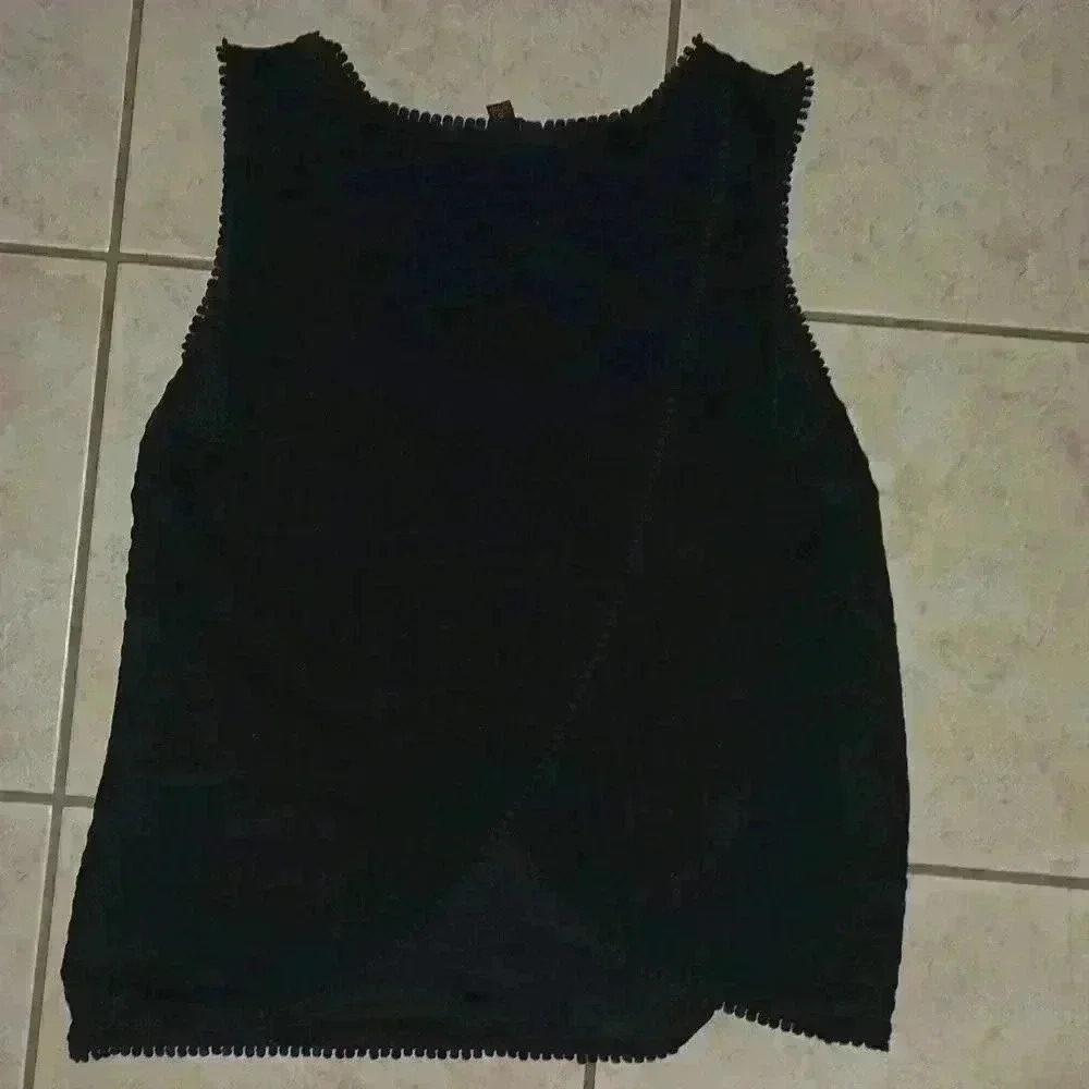 🌻NWOT Classic Navy Banana Republic Cross-Back Shell SMALL​ - Picture 5 of 5